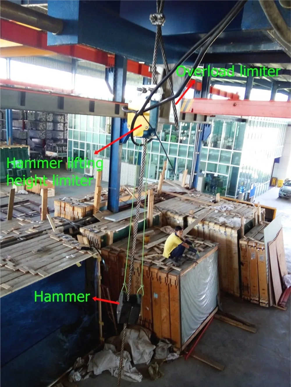 Hammer and Electric hoist overload limit switch