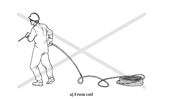 Click to enlarge Installing the wire rope 1
