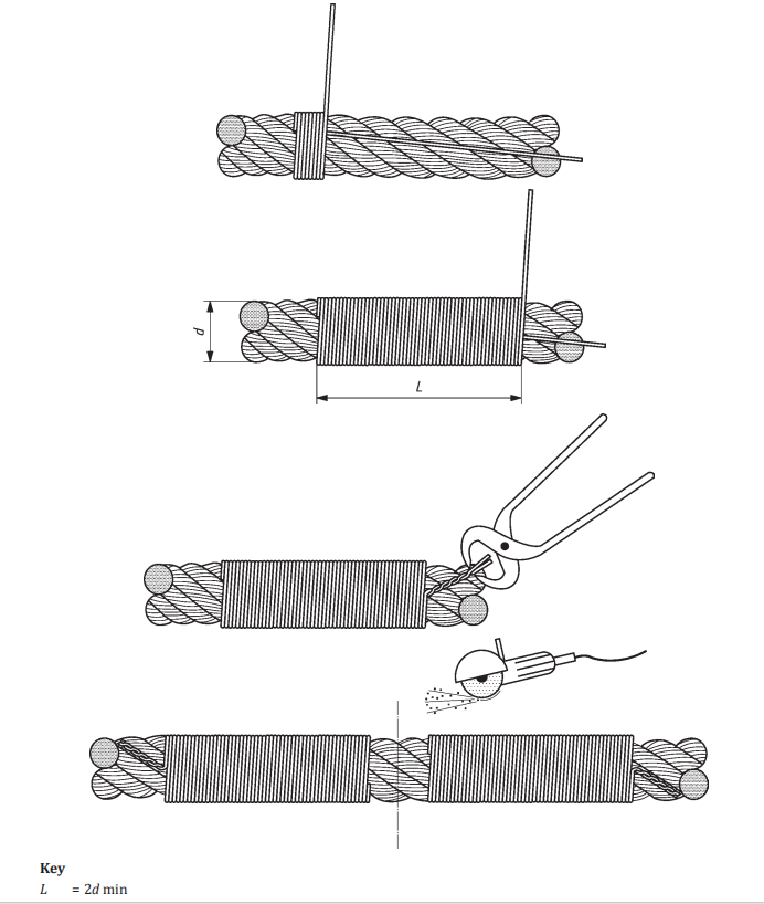 Click to enlarge Wire rope replacement